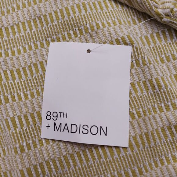 89TH & MADISON Hi/Low Striped 3/4" Sleeve Top - Picture 10 of 11